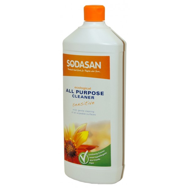 Ecological All Purpose Cleaner - Sensitive 1L - Sodasan - BabyOnline HK